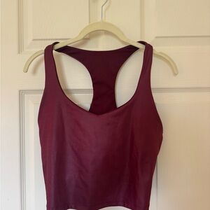 Fabletics Burgundy Tank Top